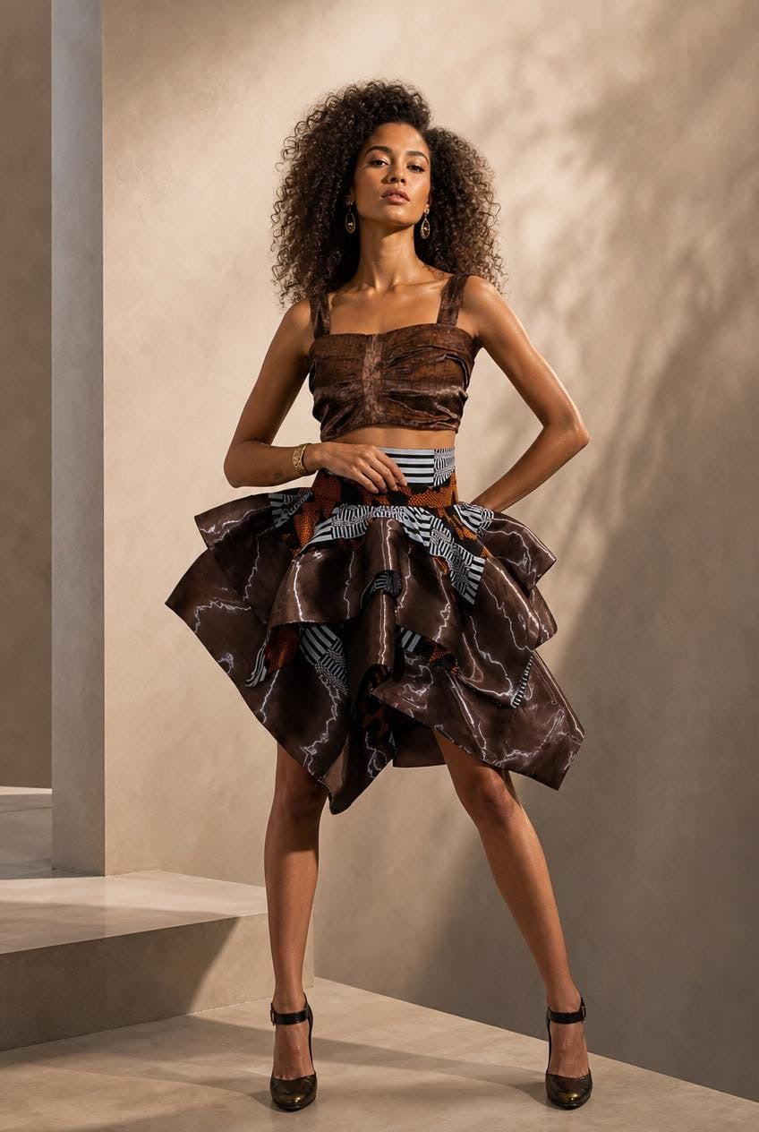 Nzinga mini envelope Skirt