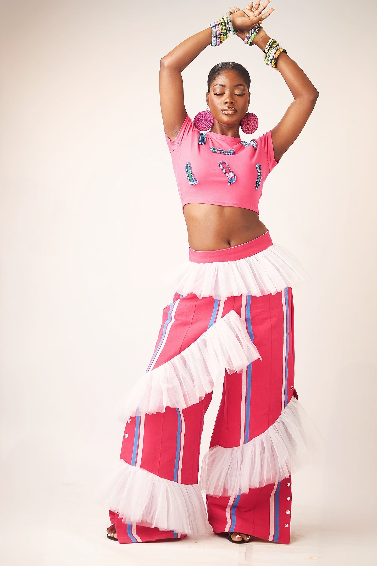 Fathia Frilled Pants