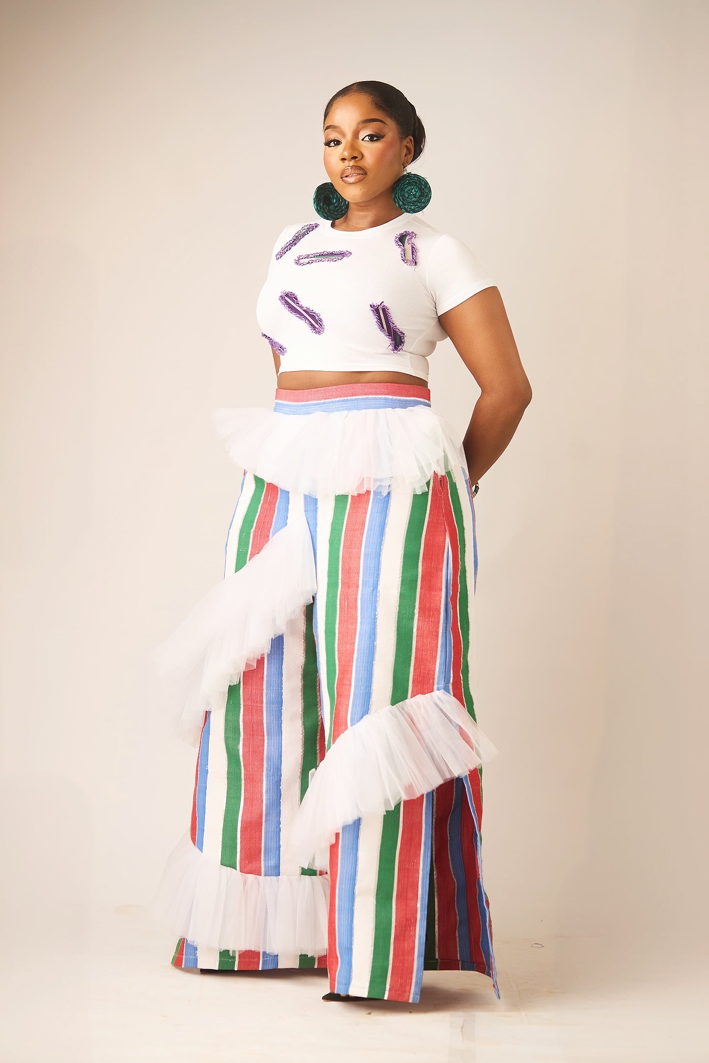 Fathia Frilled Pants