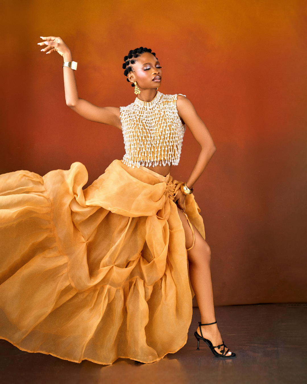 Ajma Adjustable skirt (squeeze to add slit)