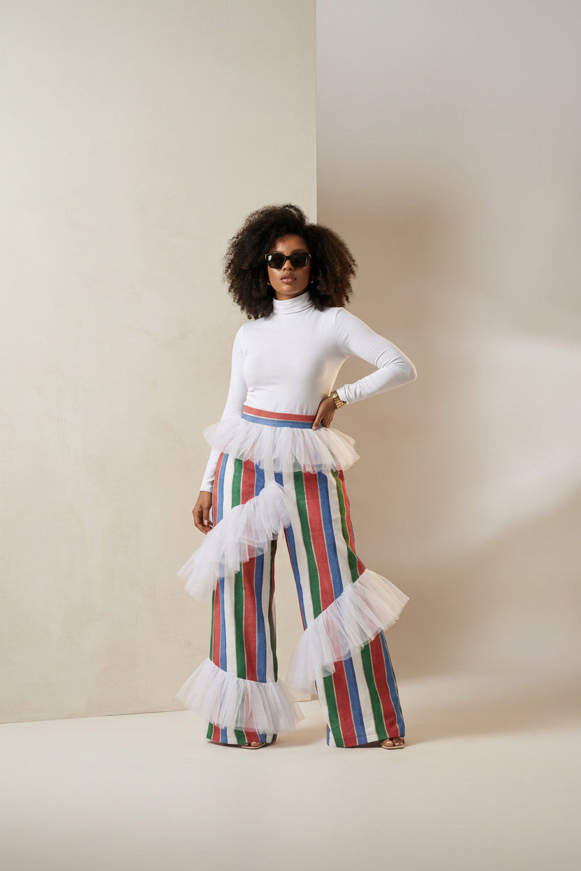 Fathia Frilled Pants