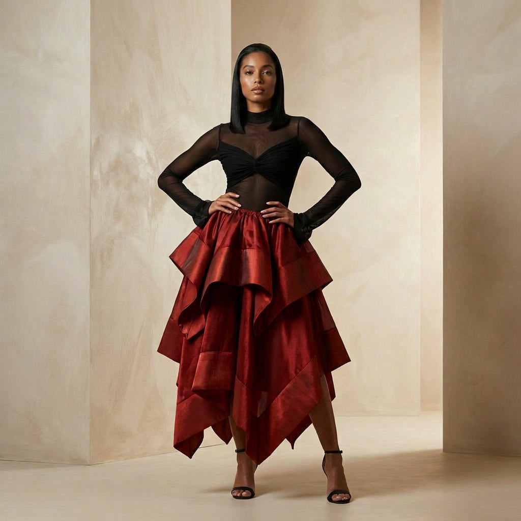 Nzinga Envelope Skirt