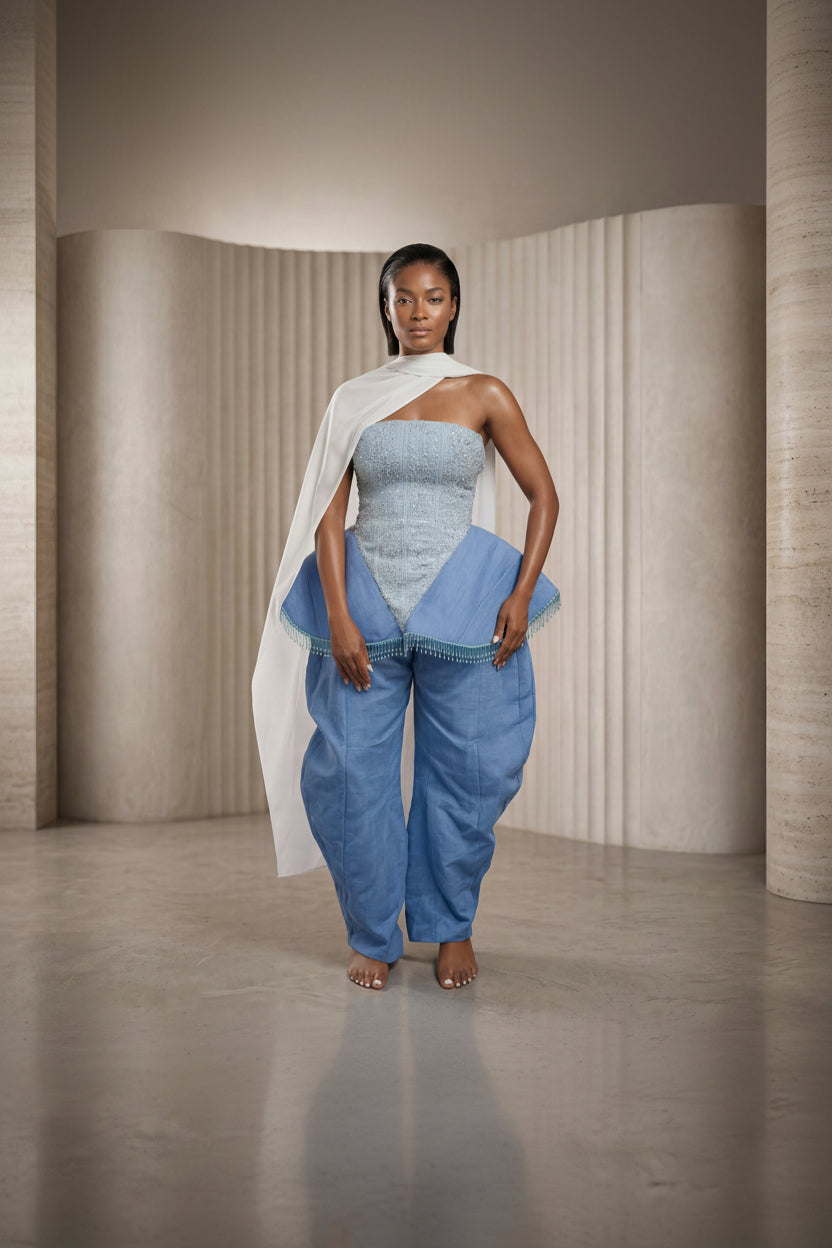 Cleopatra Geometric Tube Top